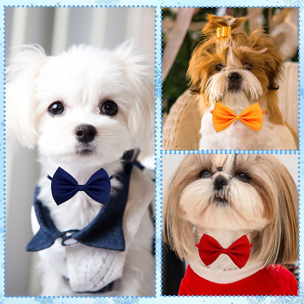 Pet Supplies In Bulk - Verstelbare mode-hondenvlinderdas halsbanden 5 stuks schattige