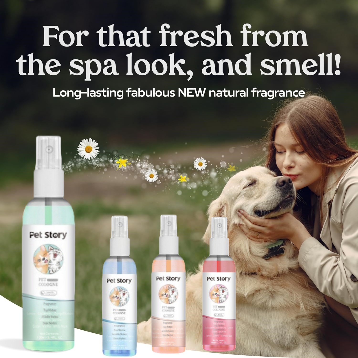 Pet Cologne Spray - Premium Verzorgingsspray Hondenspray Deodorant Parfum voor