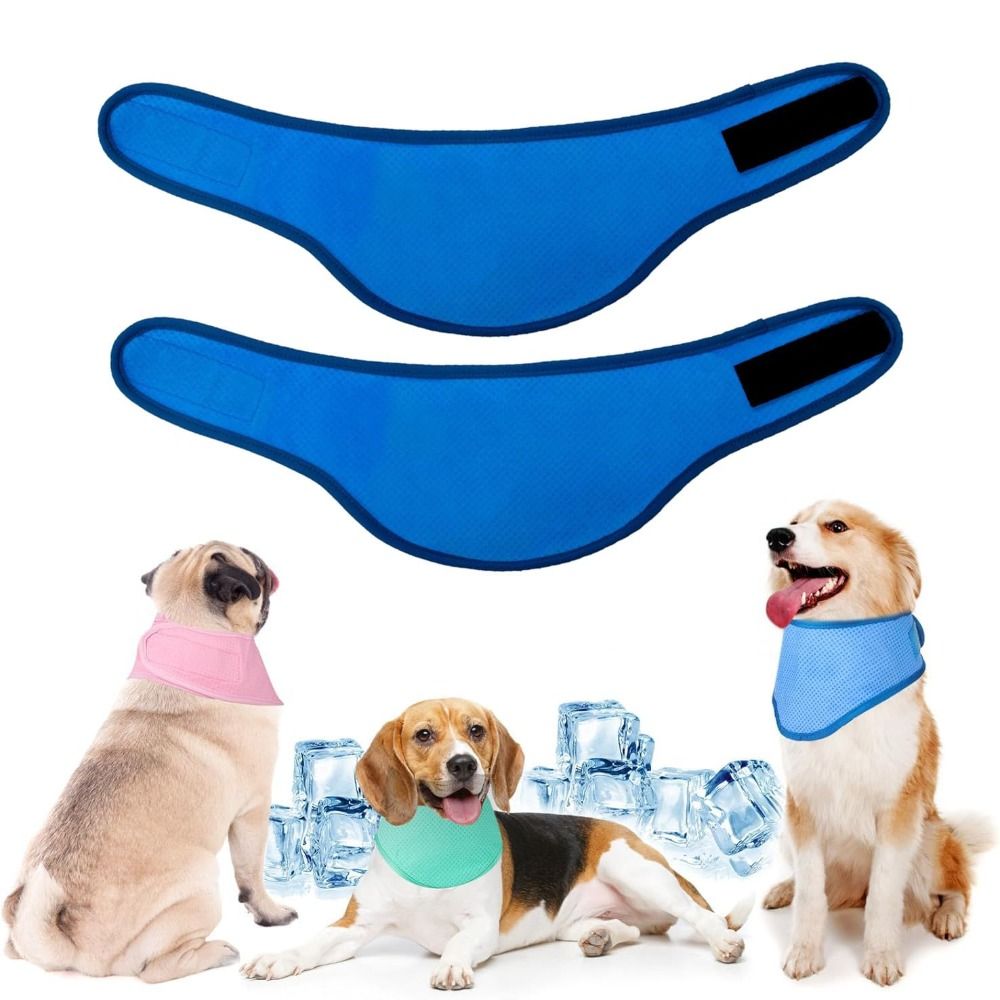 Dog Bandana Scarf - Nieuwe verstelbare hondenkoelbandana, ademend, herbruikbaar, ijsdoek,