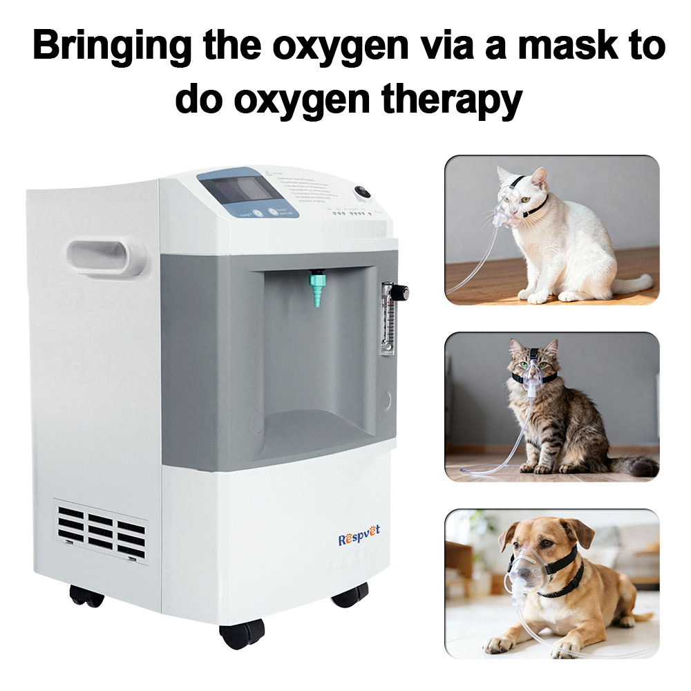 Pet Supplies Vet Clinic - Veterinair zuurstofapparaat, kleine zuurstofmachine voor dierenklinieken,