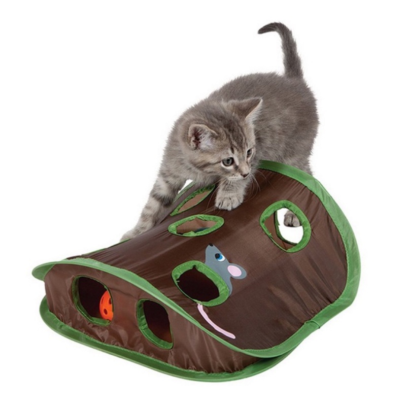 Cat Tunnel Toy - Interactief schattig katten speeltje - Opvouwbaar