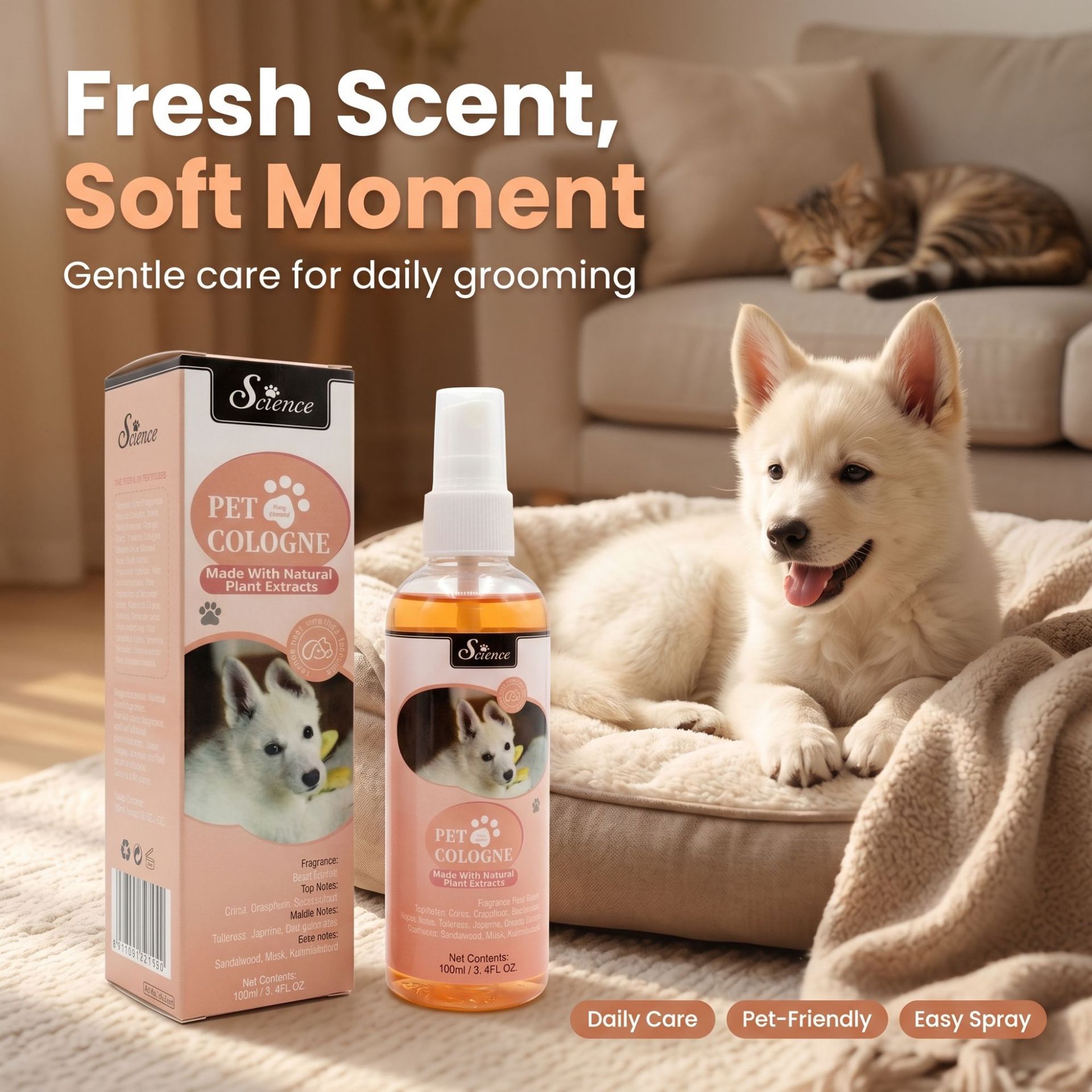 SES100ml Huisdier Cologne Spra - Pet Cologne Spray recensie en prijs