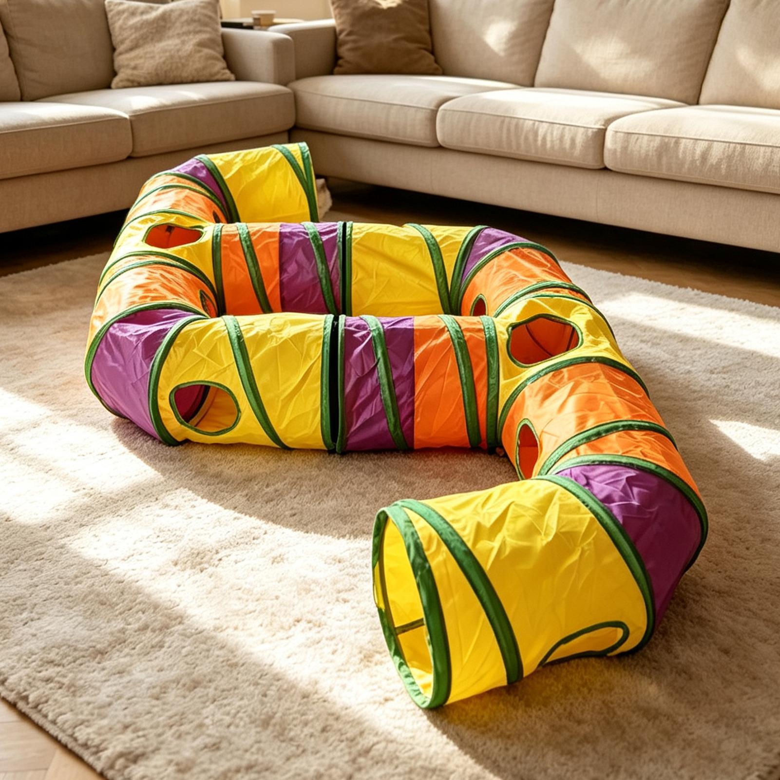 Kattentunnel Regenboog Interac - Cat Tunnel Toy recensie en prijs