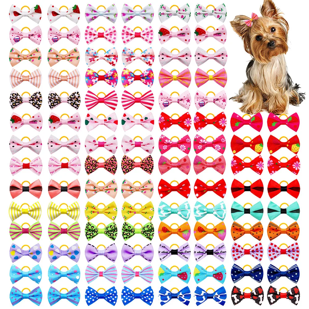30 STKS Hond Boog Met Rubberen - Dog Bandana Scarf recensie en prijs
