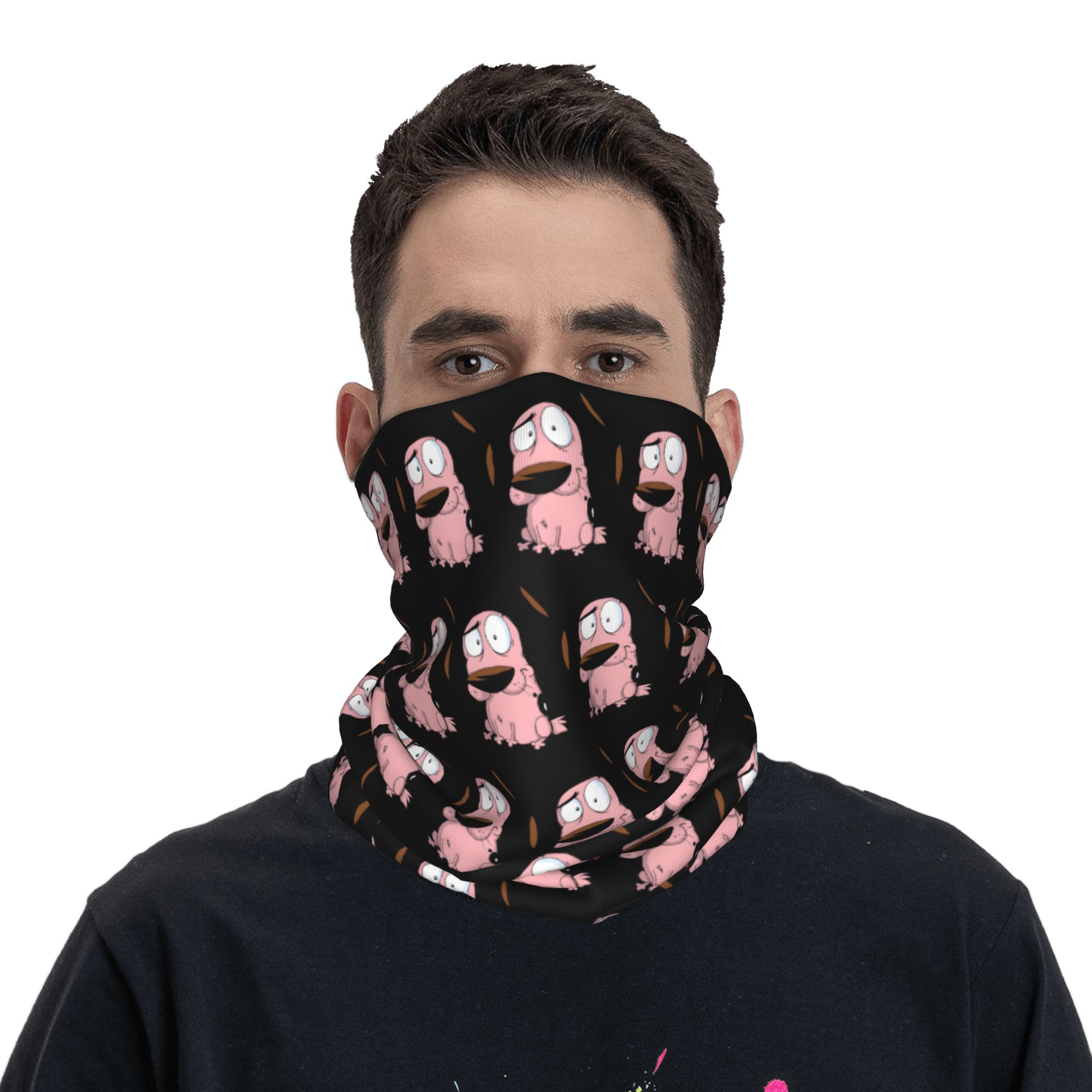 Aangepaste Cartoon Courage Dog - Dog Bandana Scarf recensie en prijs