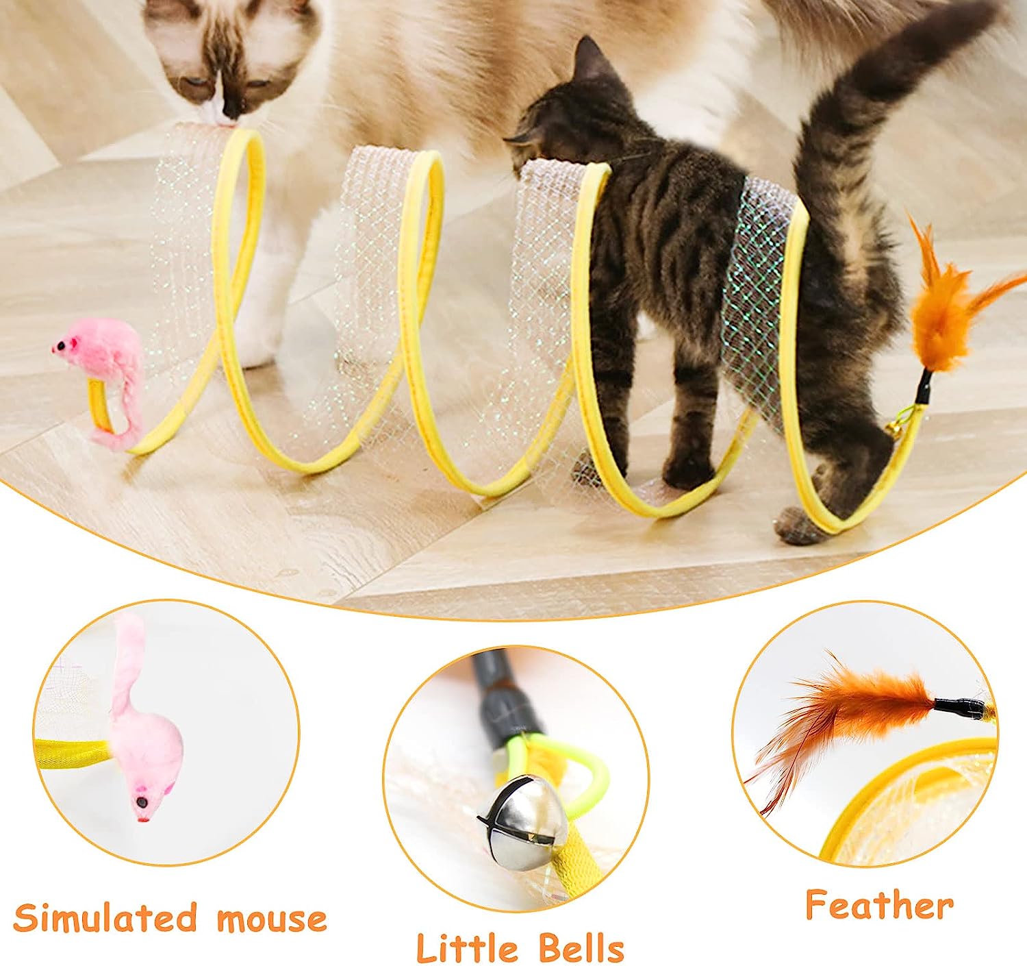 Gevouwen kattentunnel S-type k - Cat Tunnel Toy recensie en prijs
