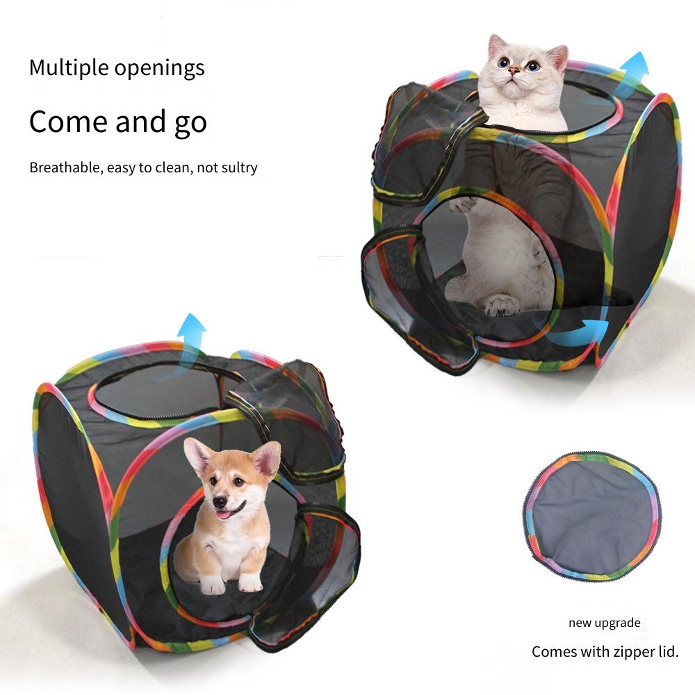 Vouwbare kattentunnel van mesh - Cat Tunnel Toy recensie en prijs