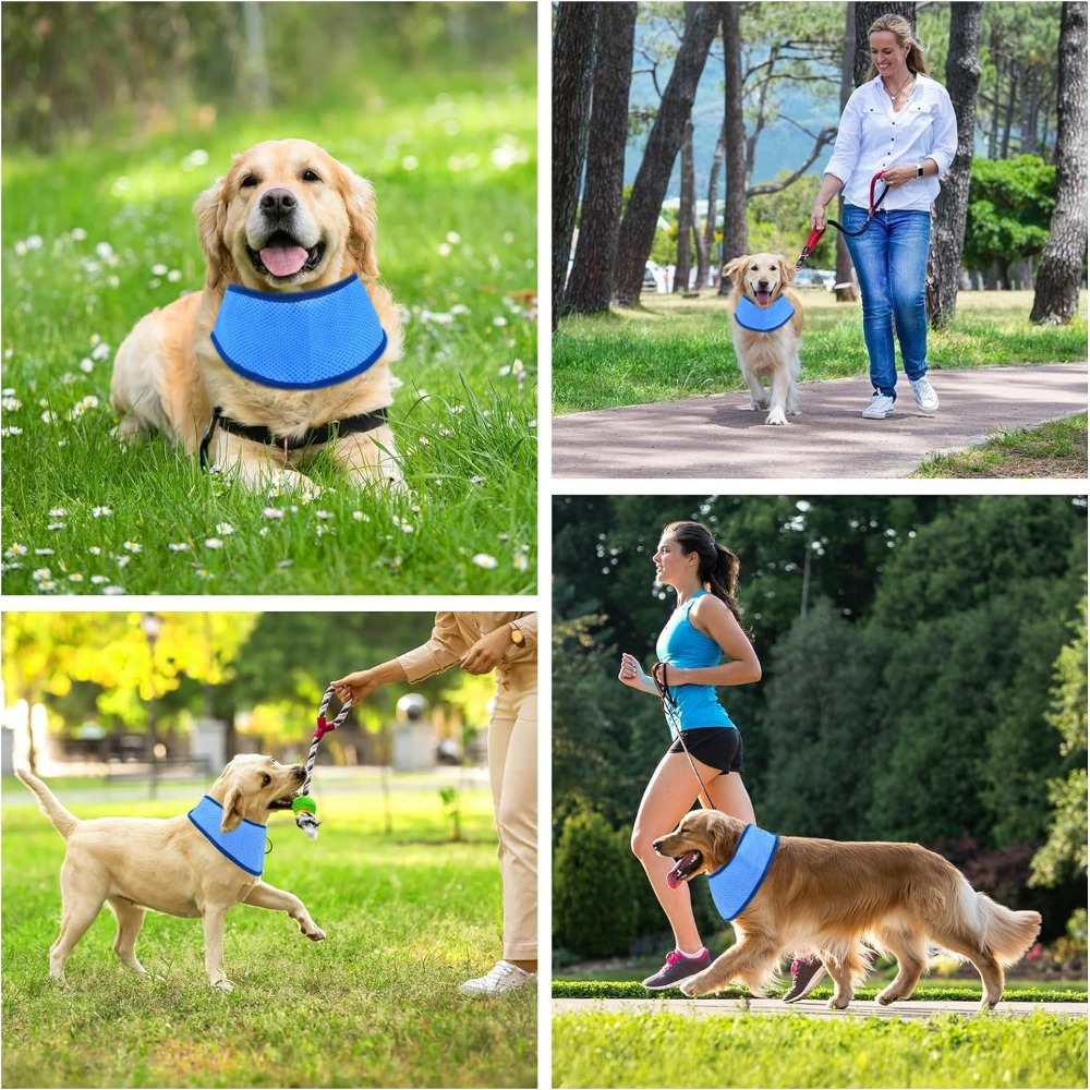 Nieuwe verstelbare hondenkoelb - Dog Bandana Scarf recensie en prijs
