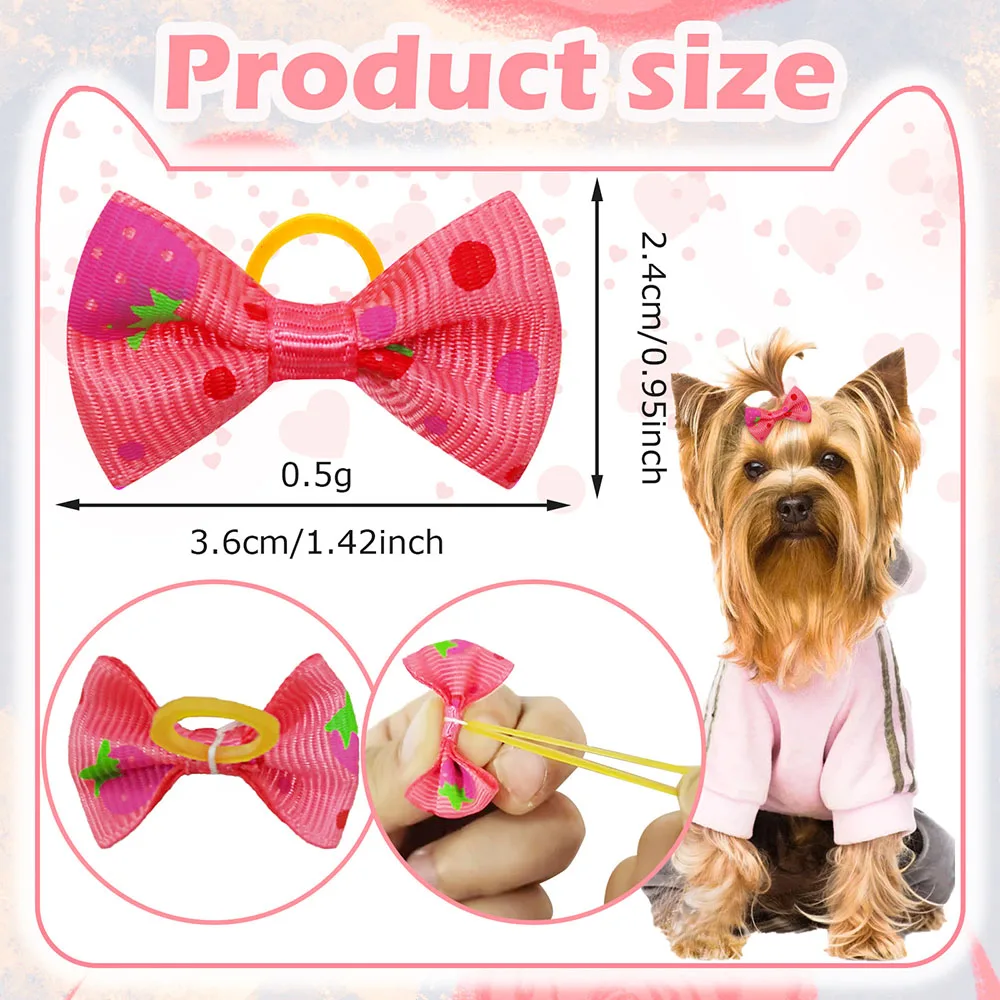 50 STKS Hond Bows Met Elastiek - Pet Supplies In Bulk recensie en prijs